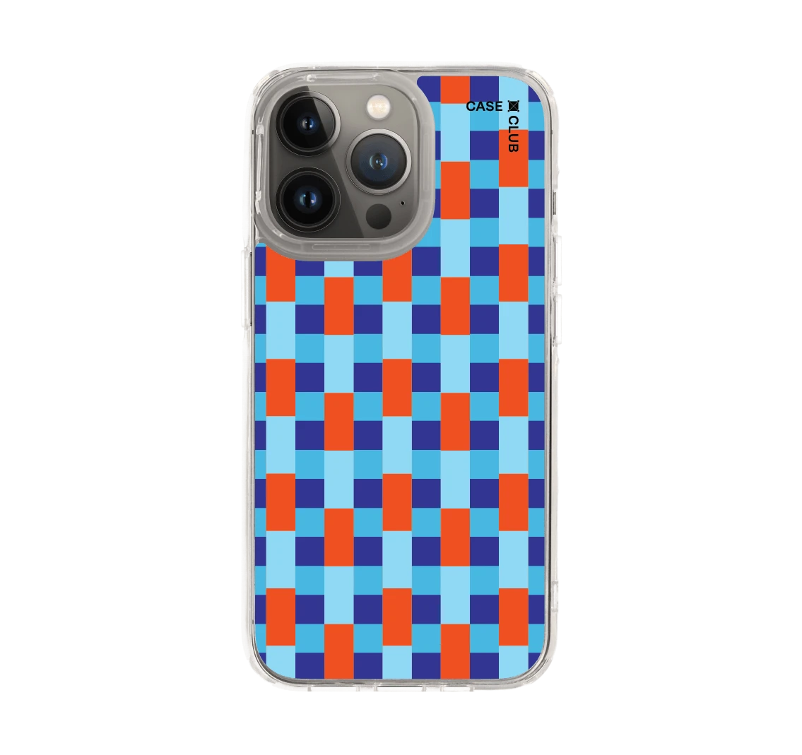 ตารางกระเบื้องส้มน้ำเงิน